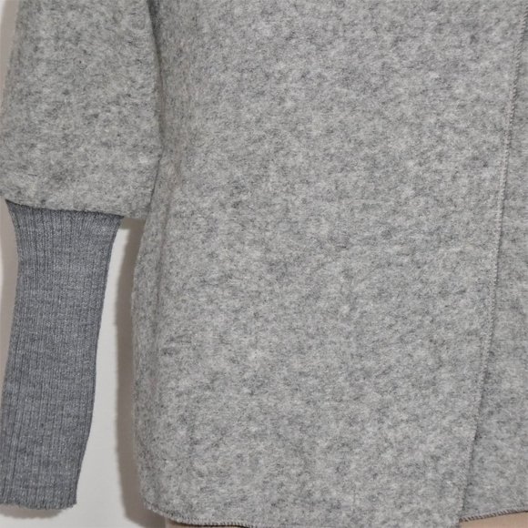 Marisa & Marie Grey Wool Blend Sweater Jacket Size S NWT - Picture 6 of 12